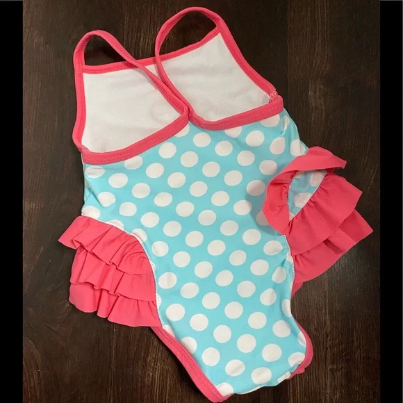 🦩🦩 Adorable Flamingo Ruffle 1Pc Swimsuit